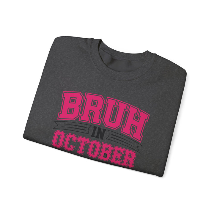 Pink October Awareness Sweatshirt, Cozy Crewneck, Breast Cancer Awareness, Gift for Supporters, Fashion for a Cause
