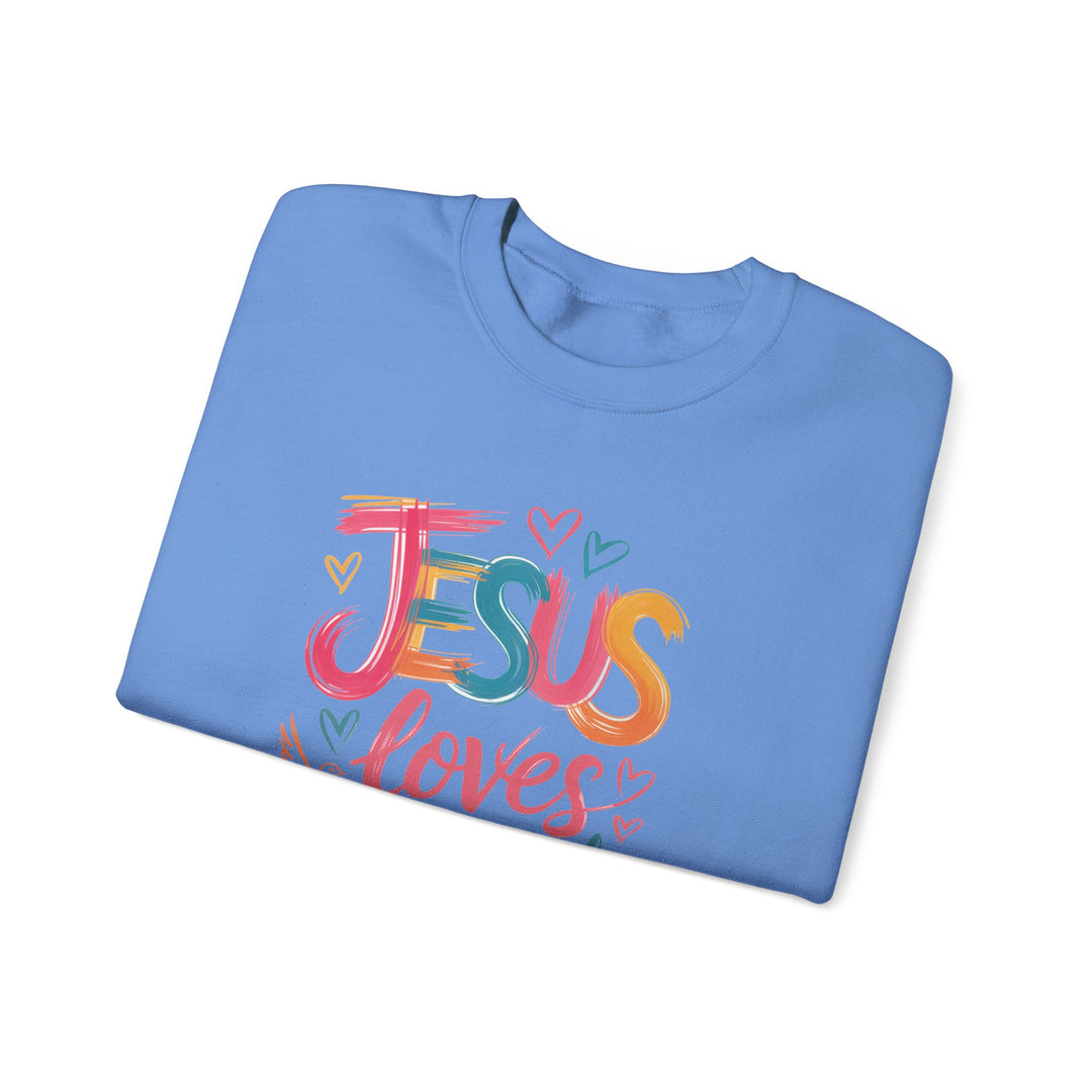 Jesus Loves You Crewneck Sweatshirt - Cozy Unisex Gift, Christian Apparel, Faith-Based Fashion, Inspirational Layering Piece, Ideal [...]