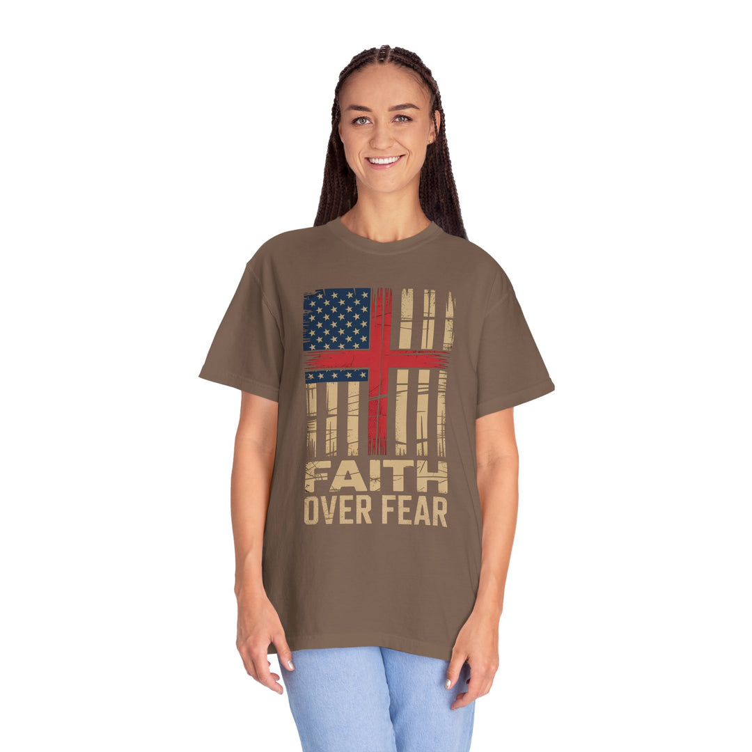 Faith Over Fear Patriotic T-shirt
