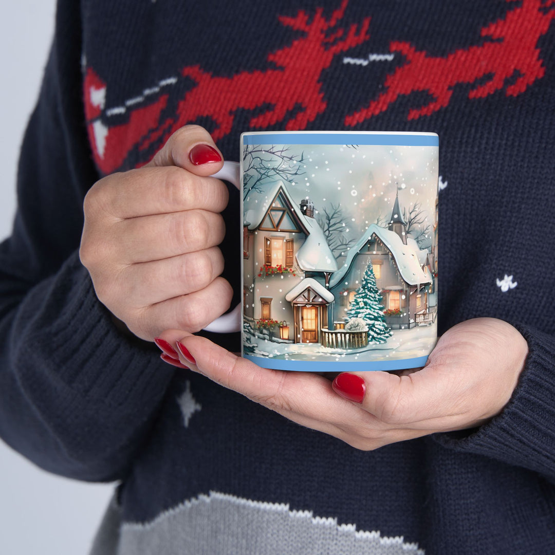 Winter Wonderland Ceramic Mug | Cozy Holiday Gift, Christmas Decor, Coffee Lover Mug, Festive Tea Cup, Snowy Scene