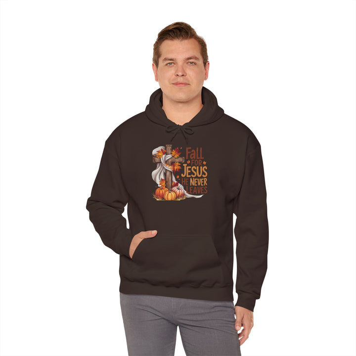 Christian Hoodie - Fall for Jesus Inspirational Unisex Sweatshirt