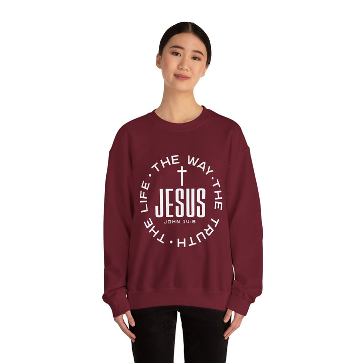 Jesus The Way, The Truth, and The Life Sweatshirt