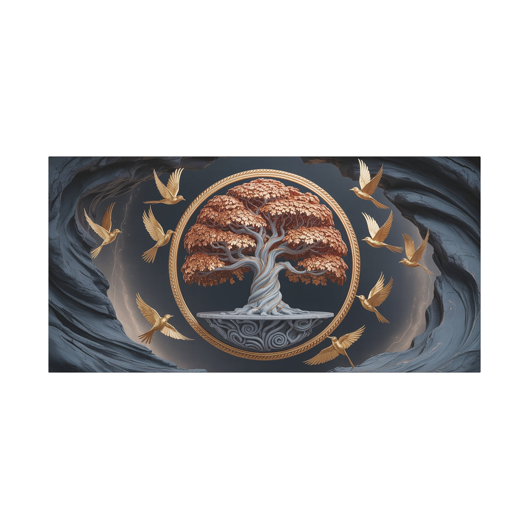 Tree of Life – Eternal Roots, Divine Light | Fine Art Canvas Print