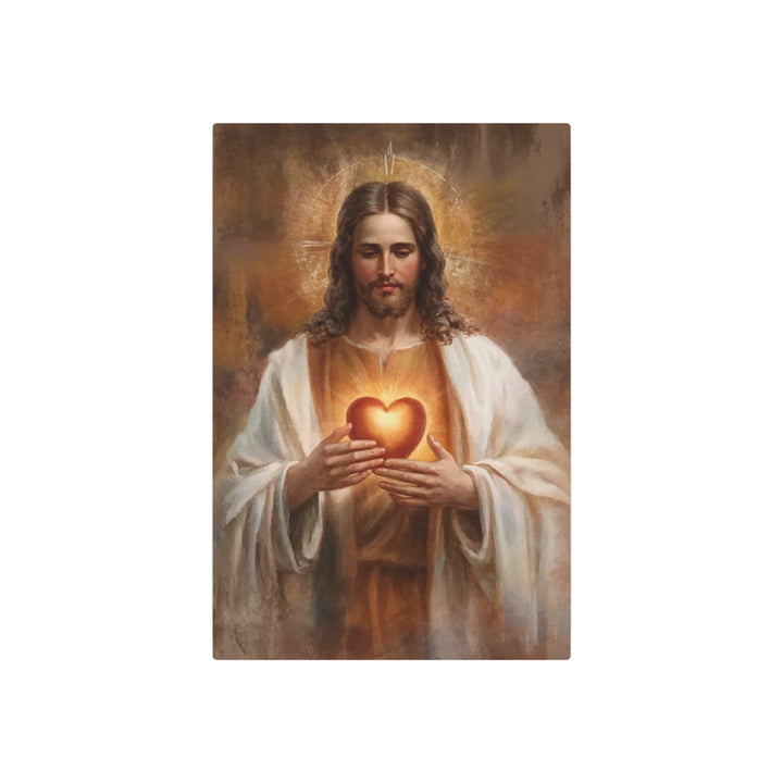 Sacred Heart of Jesus - Traditional Metal Wall Art