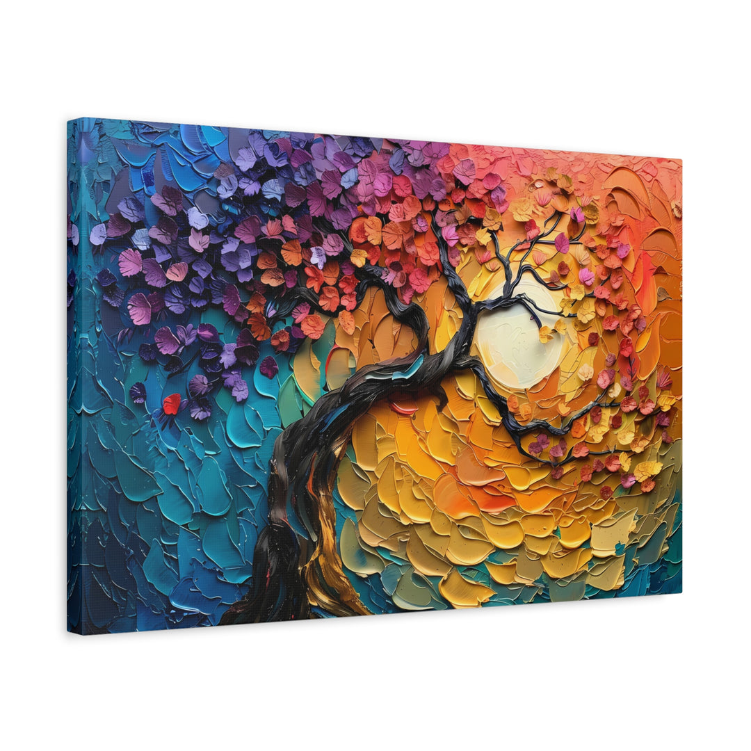 Vibrant Tree Art Canvas