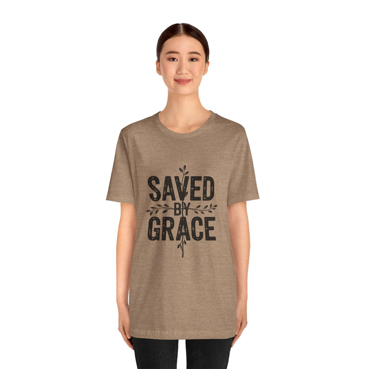 Saved by Grace – Vintage Christian Faith Shirt