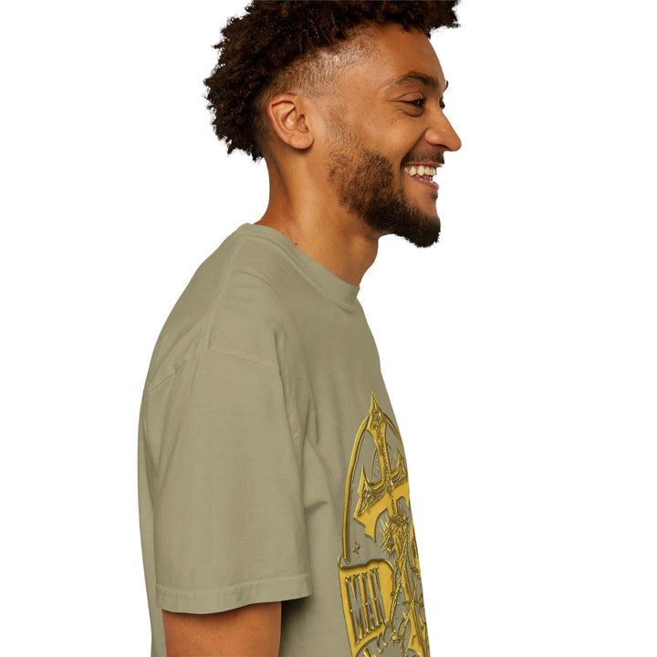 Warrior Spirit T-shirt - Royal Identity Gold Crest Design
