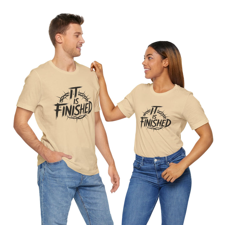 It Is Finished – Bold Christian Redemption Shirt (John 19:30)