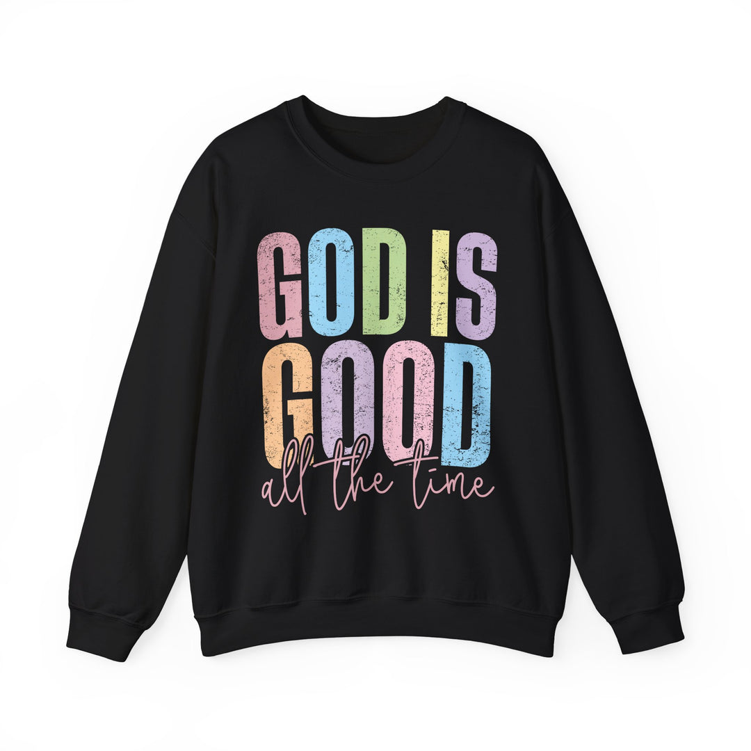 Inspirational God is Good Sweatshirt, Religious Crewneck, Faith-Based Apparel, Comfortable Casual Wear, Church Gift, Positive Vibes