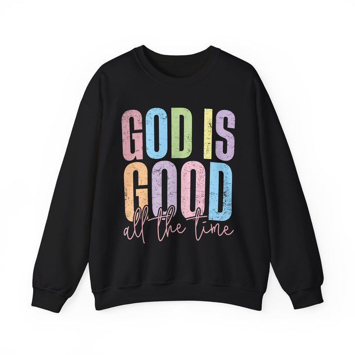 Inspirational God is Good Sweatshirt, Religious Crewneck, Faith-Based Apparel, Comfortable Casual Wear, Church Gift, Positive Vibes