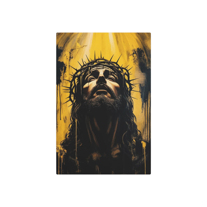"Crown of Thorns - Crown of Glory" - Triumph Through Suffering Metal Wall Art