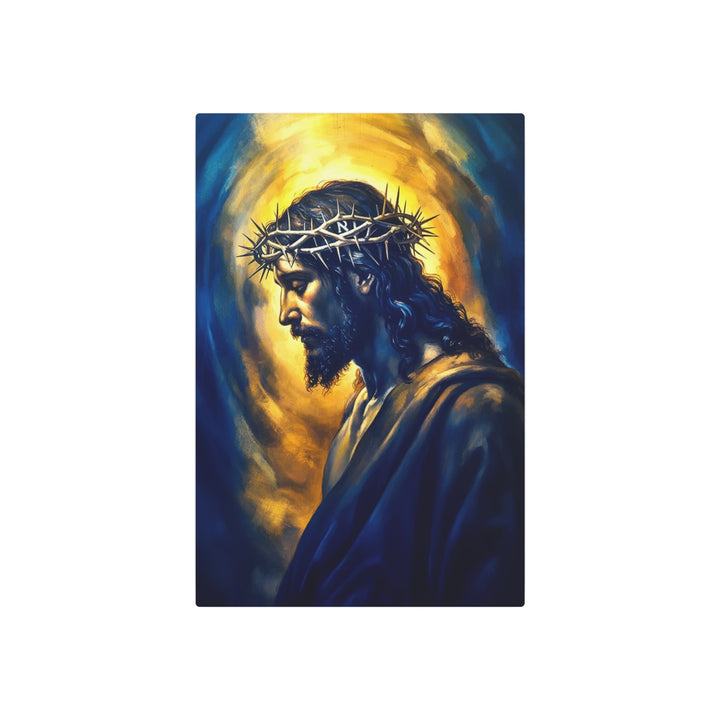 "Crown of Thorns - Divine Glory" - Christ's Victory Metal Wall Art