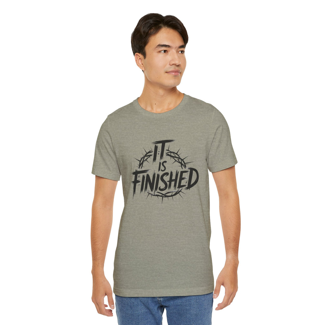 It Is Finished – Bold Christian Redemption Shirt (John 19:30)