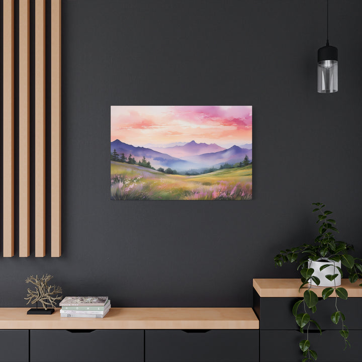 Canvas Print - Eyes to the Hills Inspired by Psalm 121