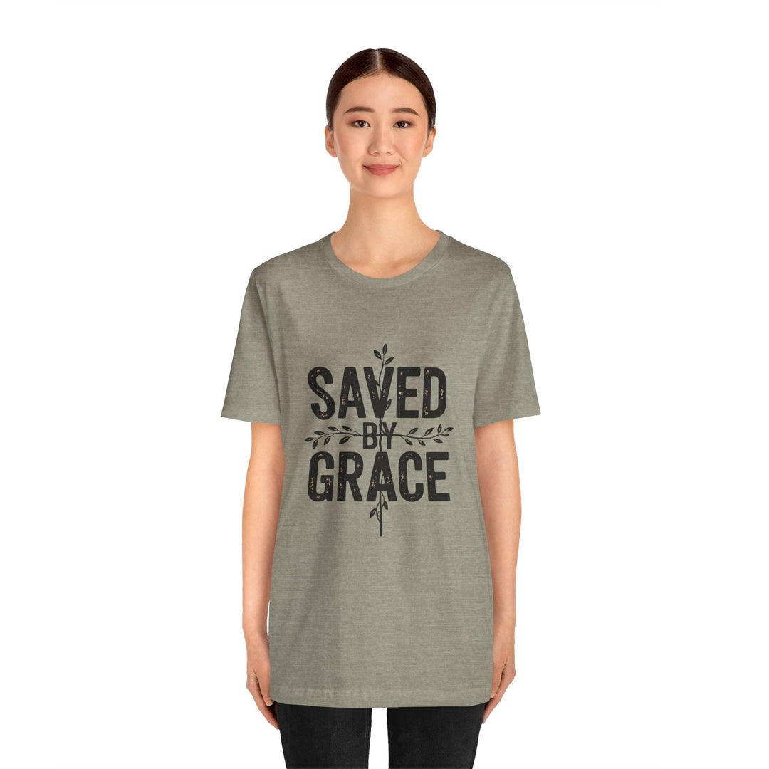 Saved by Grace – Vintage Christian Faith Shirt