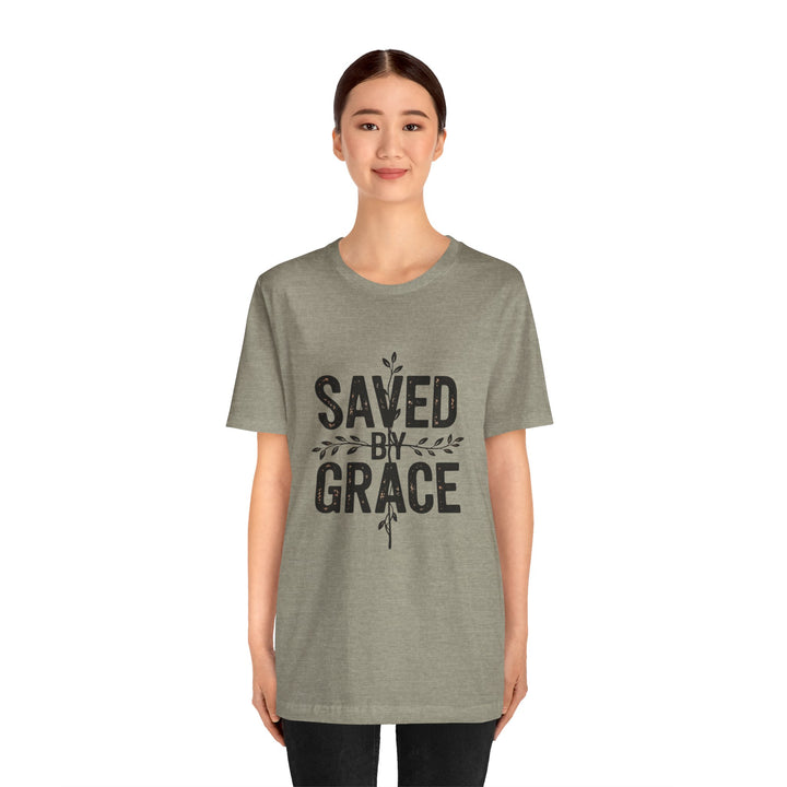 Saved by Grace – Vintage Christian Faith Shirt
