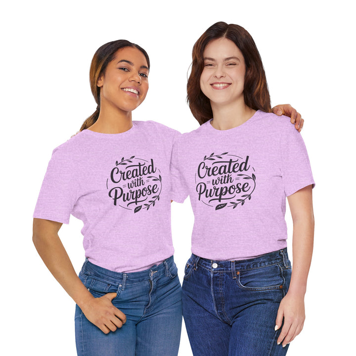Created with Purpose – Inspirational Christian Identity Shirt