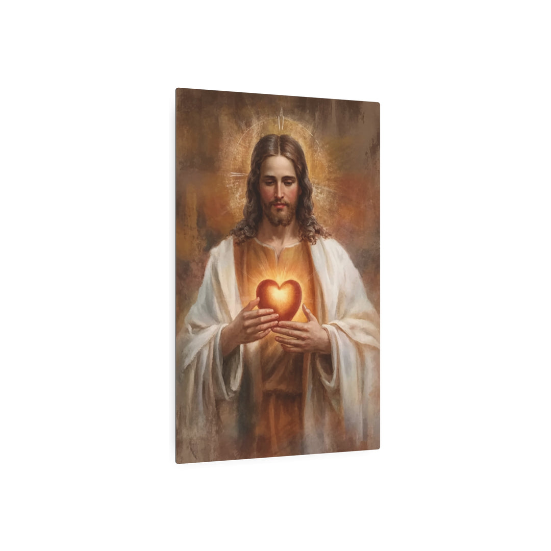 Sacred Heart of Jesus - Traditional Metal Wall Art