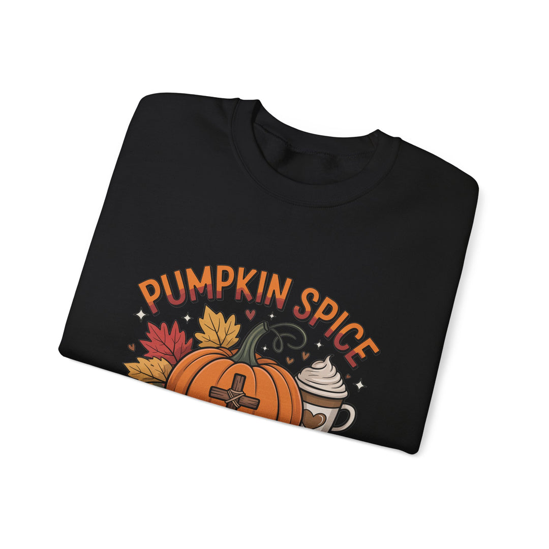 Fall Pumpkin Spice and Jesus Christ Sweatshirt