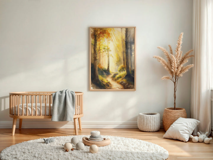 Near to the Brokenhearted – Watercolor Landscape Print Inspired by Psalm 34