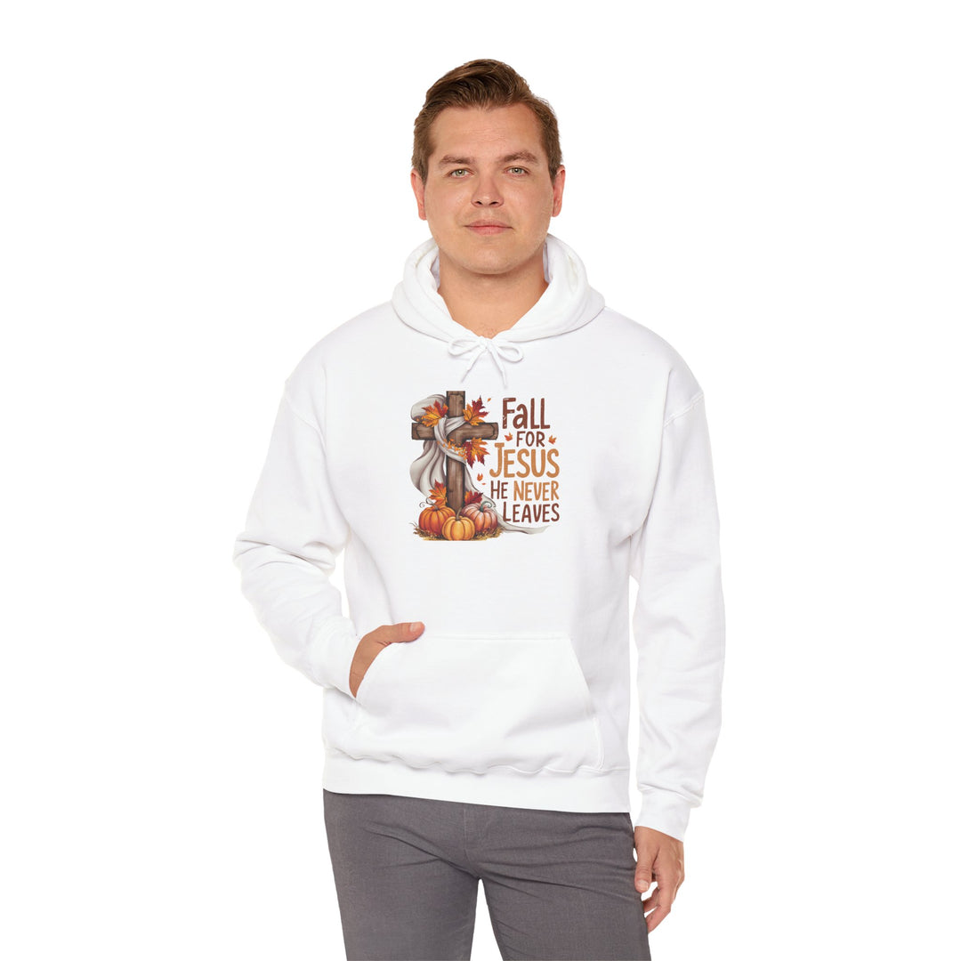 Christian Hoodie - Fall for Jesus Inspirational Unisex Sweatshirt