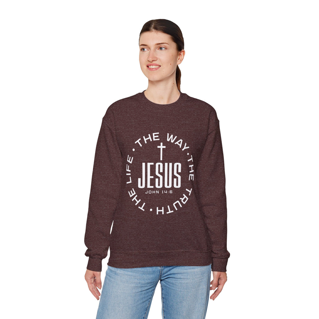 Jesus The Way, The Truth, and The Life Sweatshirt