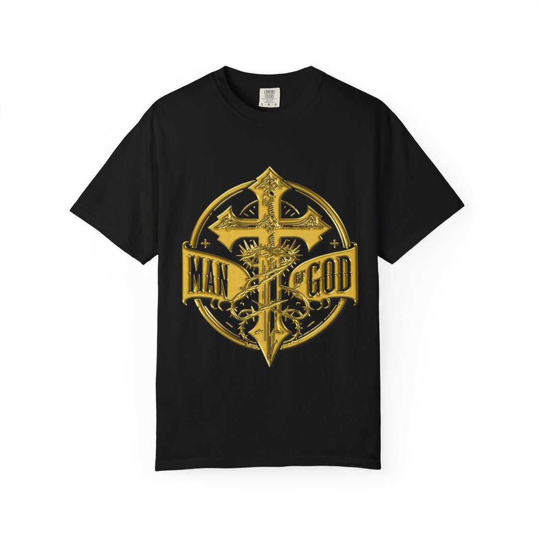 Warrior Spirit T-shirt - Royal Identity Gold Crest Design