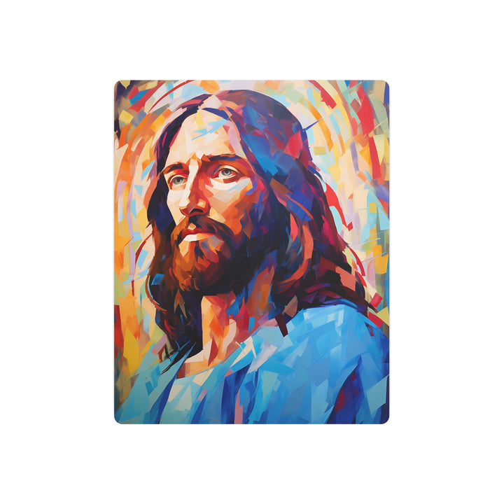 Religious Metal Art Sign - Inspirational Jesus Wall Decor