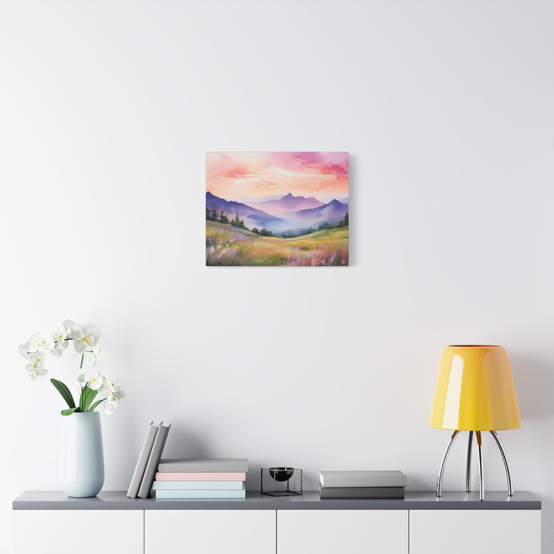 Canvas Print - Eyes to the Hills Inspired by Psalm 121