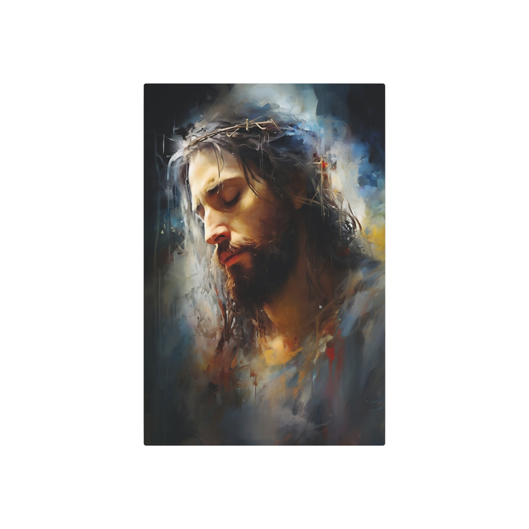 Inspirational Jesus Metal Art Sign for Home Decor