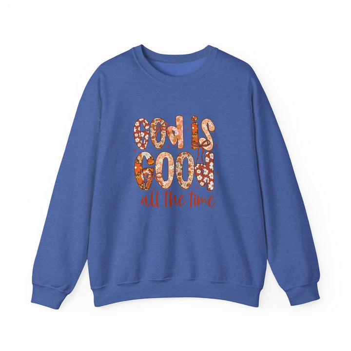 God Is Good Sweatshirt, Inspirational Crewneck, Cozy Fall Fashion, Unisex Apparel, Perfect Gift for Christians