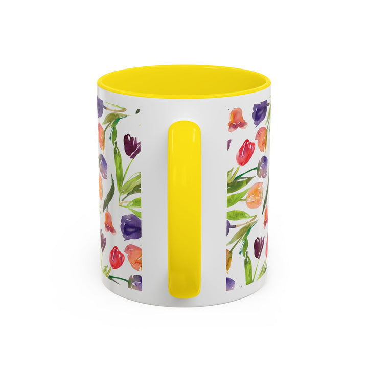 Be Joyful Always – Watercolor Tulip Scripture Mug