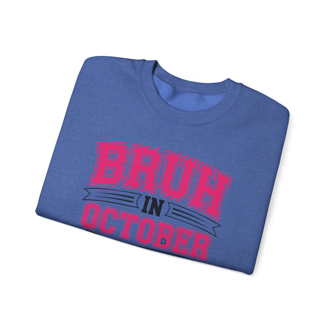 Pink October Awareness Sweatshirt, Cozy Crewneck, Breast Cancer Awareness, Gift for Supporters, Fashion for a Cause