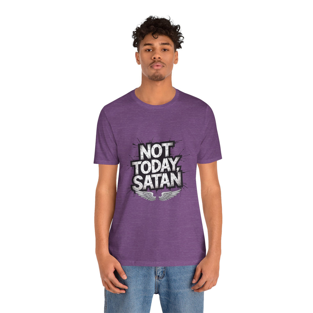 Not Today, Satan – Bold Christian Spiritual Warfare Shirt