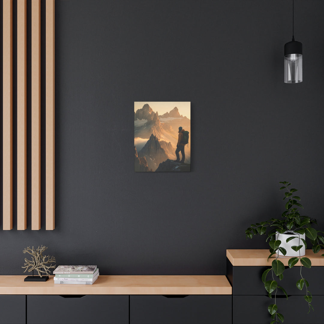 Take Heart – John 16:33 | Christian Mountain Wall Art for Courage and Strength