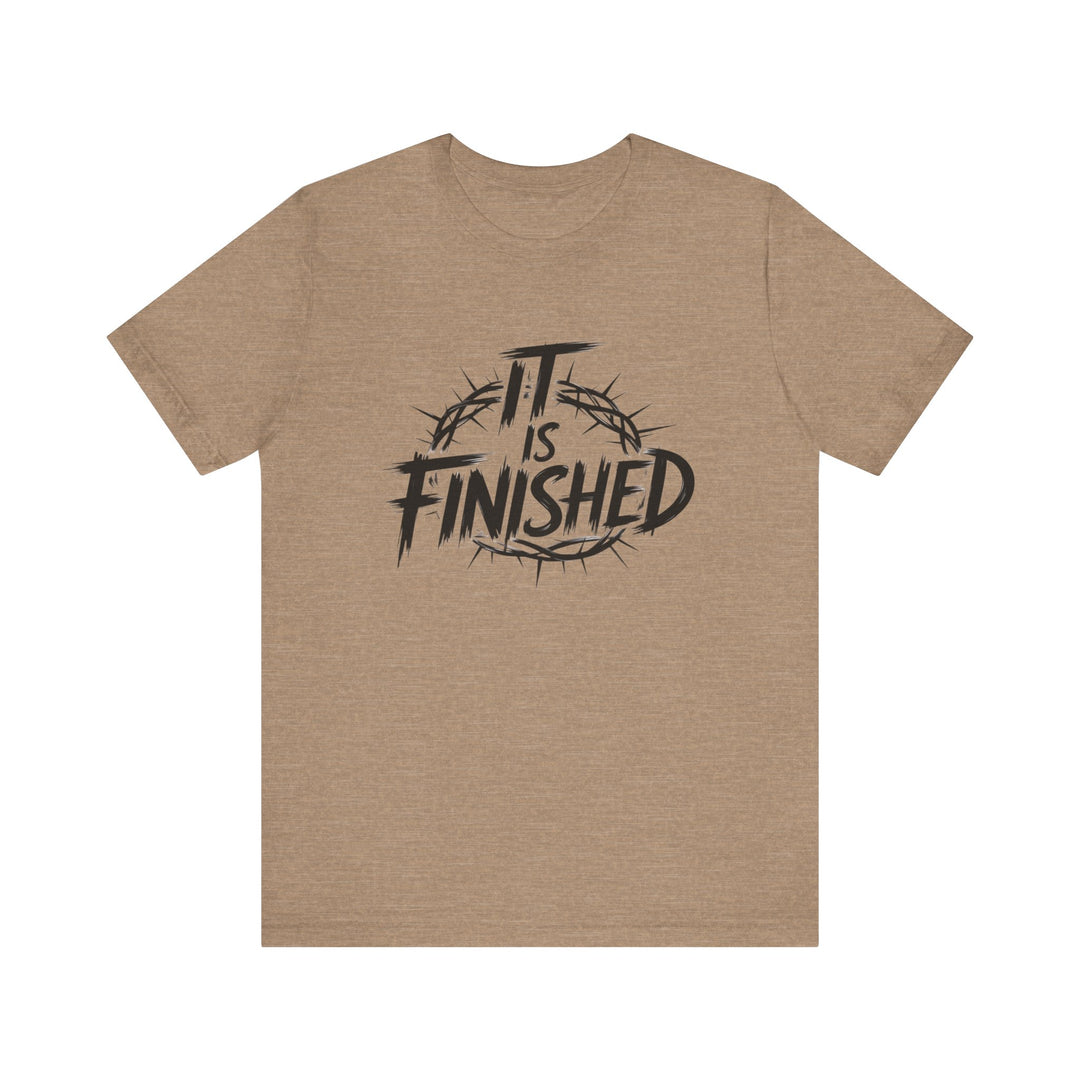 It Is Finished – Bold Christian Redemption Shirt (John 19:30)