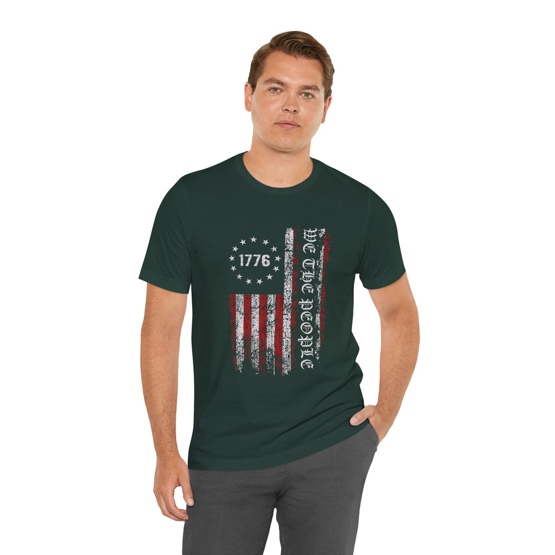 Patriotic Vintage Tee, 4th of July Shirt, Independence Day Gift, Unisex Graphic Tee, American Flag T-Shirt, Casual Wear