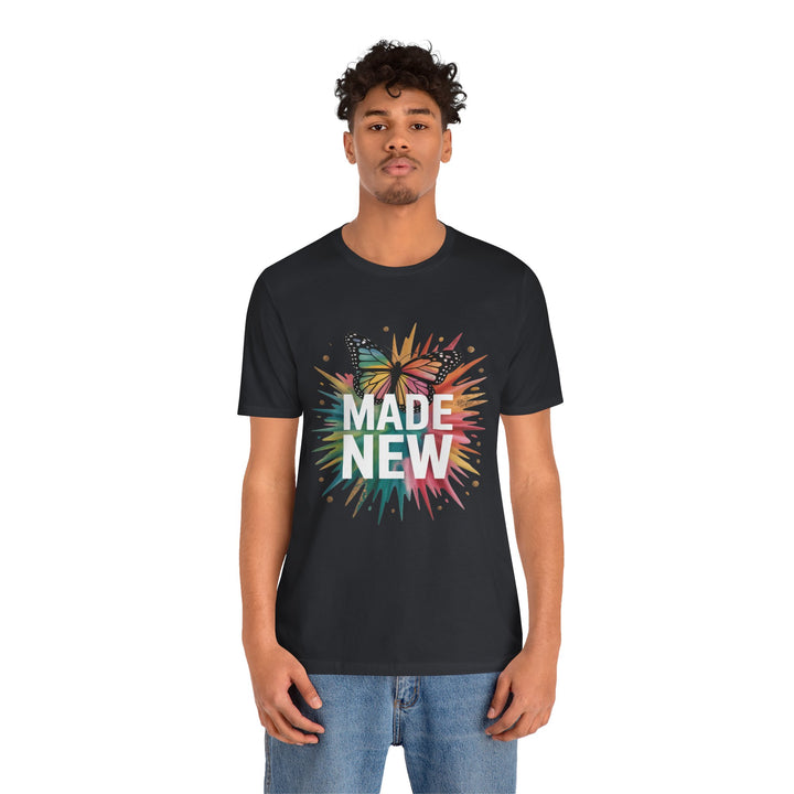 Made New – Christian Butterfly Transformation Shirt (2 Corinthians 5:17)