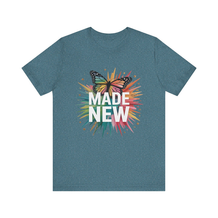 Made New – Christian Butterfly Transformation Shirt (2 Corinthians 5:17)