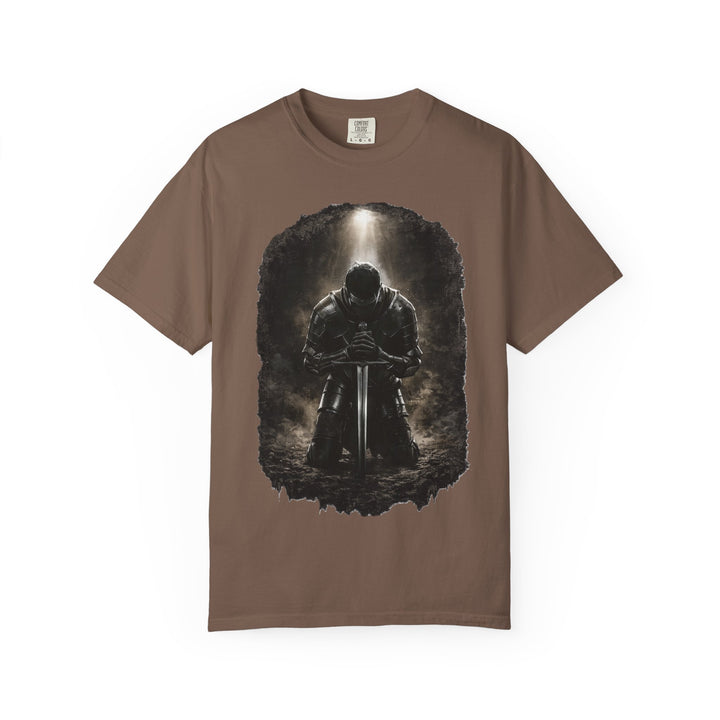 The Warrior Christian T-Shirt | Faith-Based Armor of God Shirt | Masculine Christian Graphic Tee