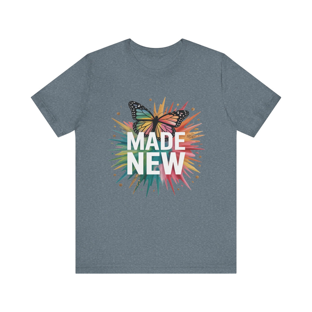 Made New – Christian Butterfly Transformation Shirt (2 Corinthians 5:17)