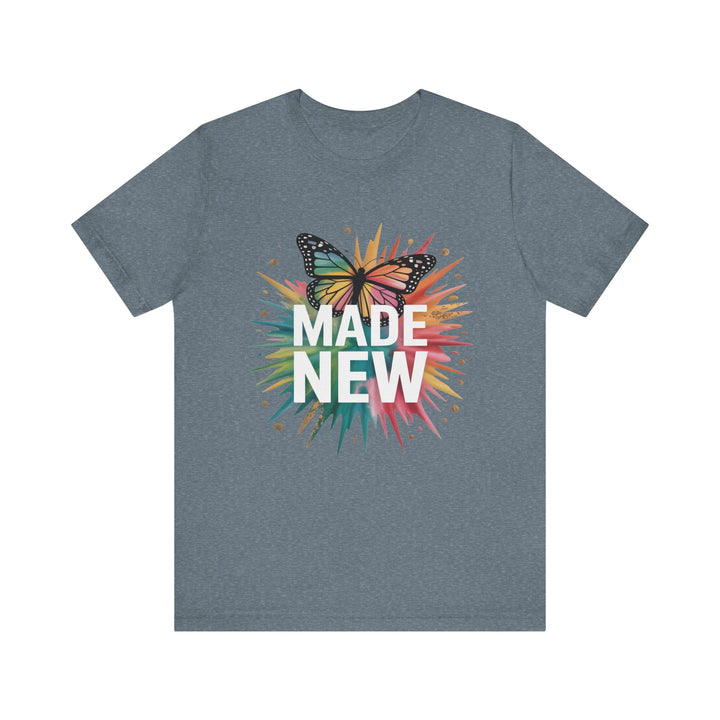 Made New – Christian Butterfly Transformation Shirt (2 Corinthians 5:17)