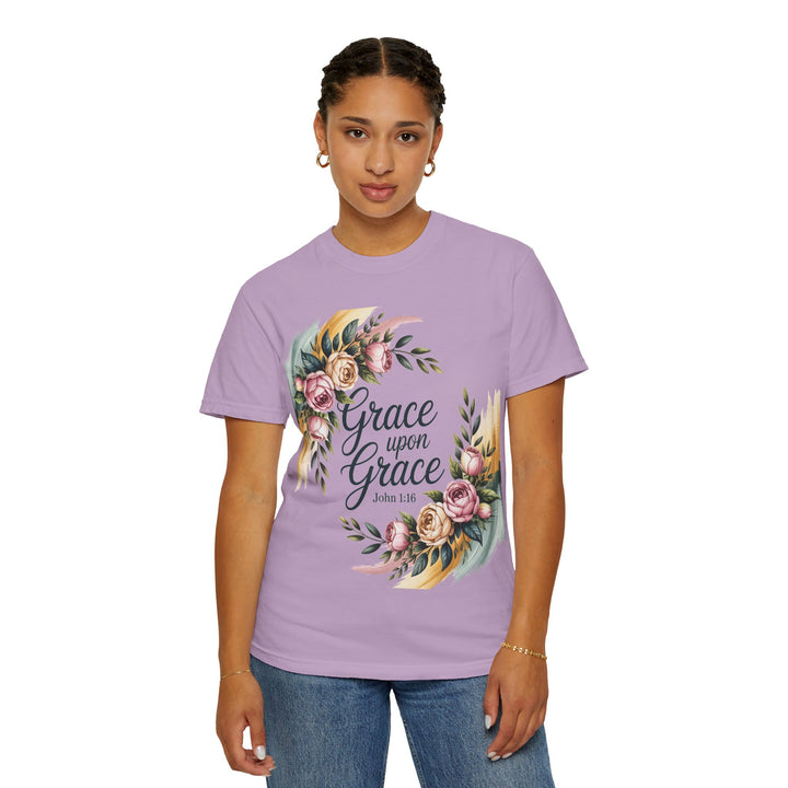 Grace Upon Grace Unisex T-shirt - John 1:16 Christian Gift for Women