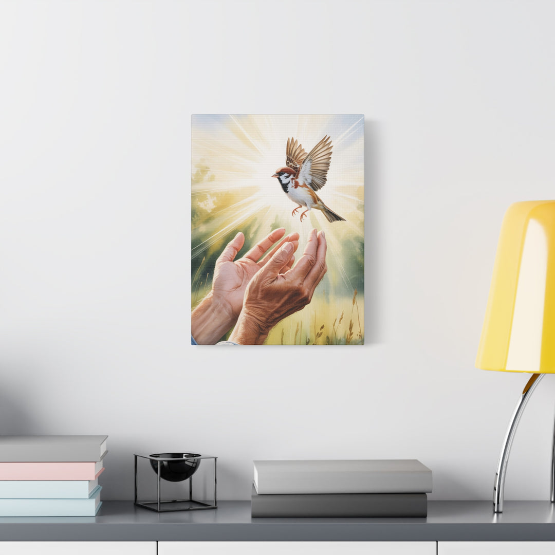 Cast Your Cares – 1 Peter 5:7 | Christian Wall Art for Peace and Encouragement