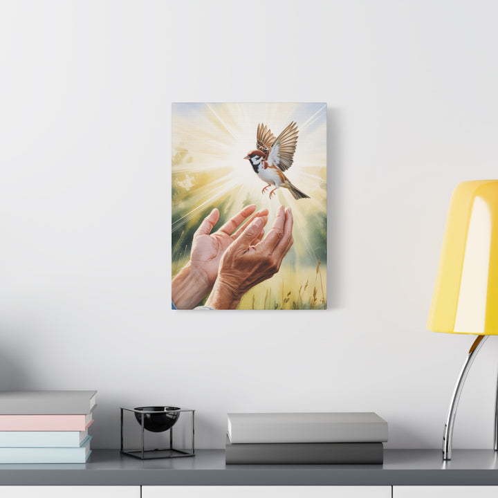 Cast Your Cares – 1 Peter 5:7 | Christian Wall Art for Peace and Encouragement