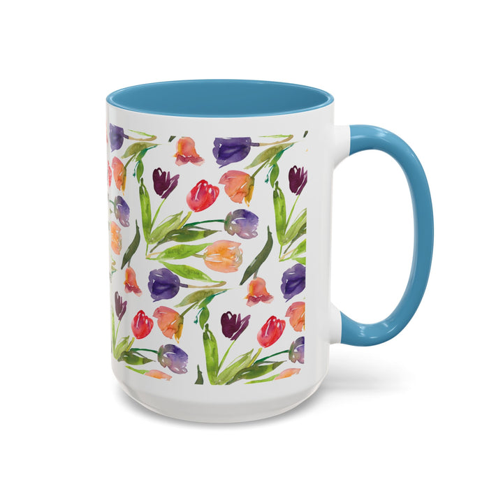 Be Joyful Always – Watercolor Tulip Scripture Mug