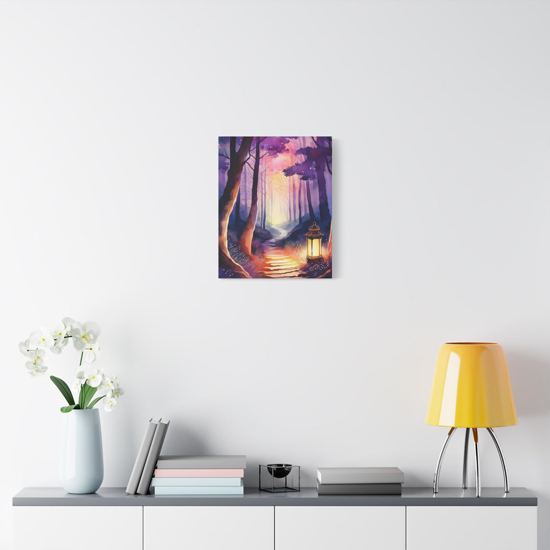 Canvas Print - Path of Light Lantern Twilight Psalm 119 Inspired