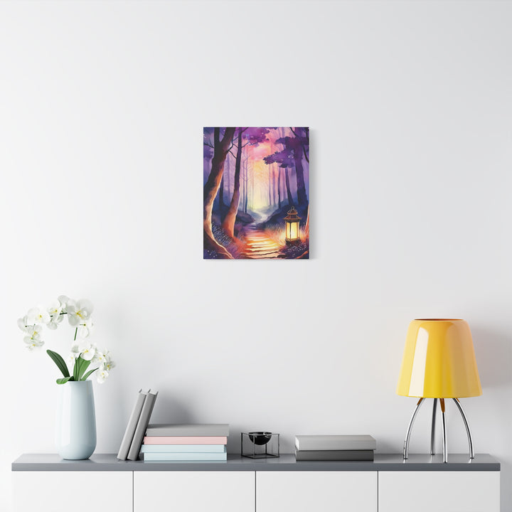 Canvas Print - Path of Light Lantern Twilight Psalm 119 Inspired