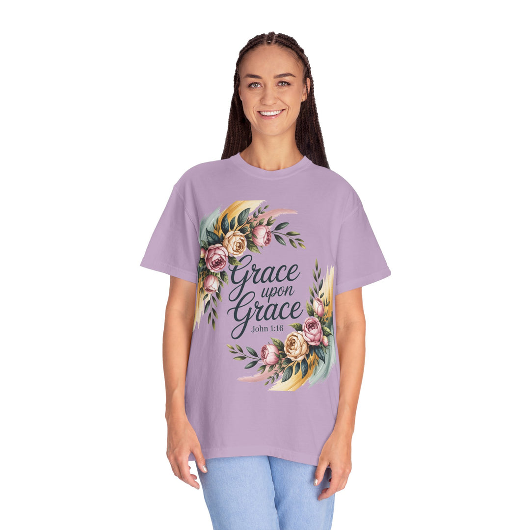 Grace Upon Grace Unisex T-shirt - John 1:16 Christian Gift for Women