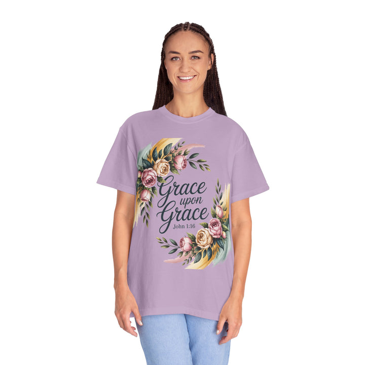 Grace Upon Grace Unisex T-shirt - John 1:16 Christian Gift for Women